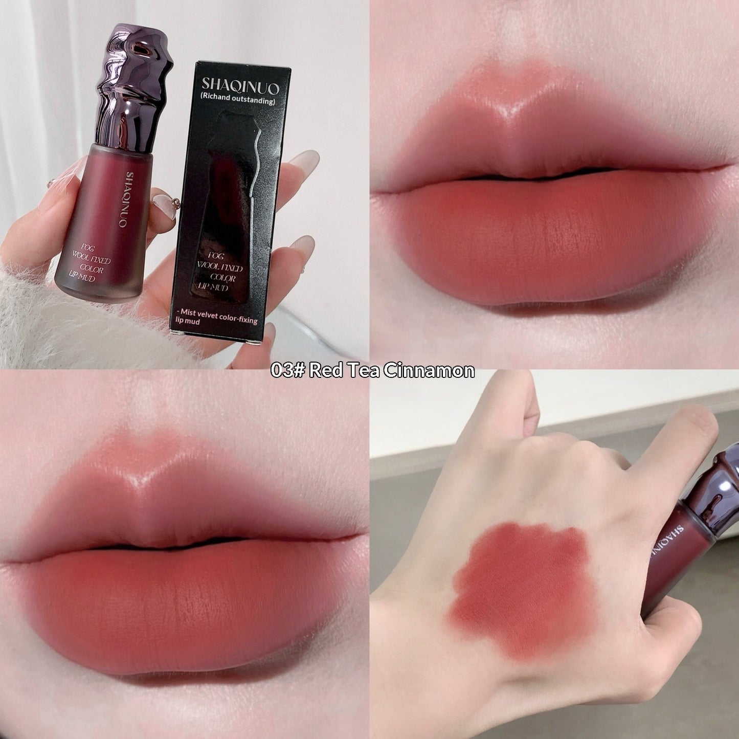 Mist Velvet Color-Fixing Matte Lip Glaze Lipstick That Makes Your Skin Look Fairer