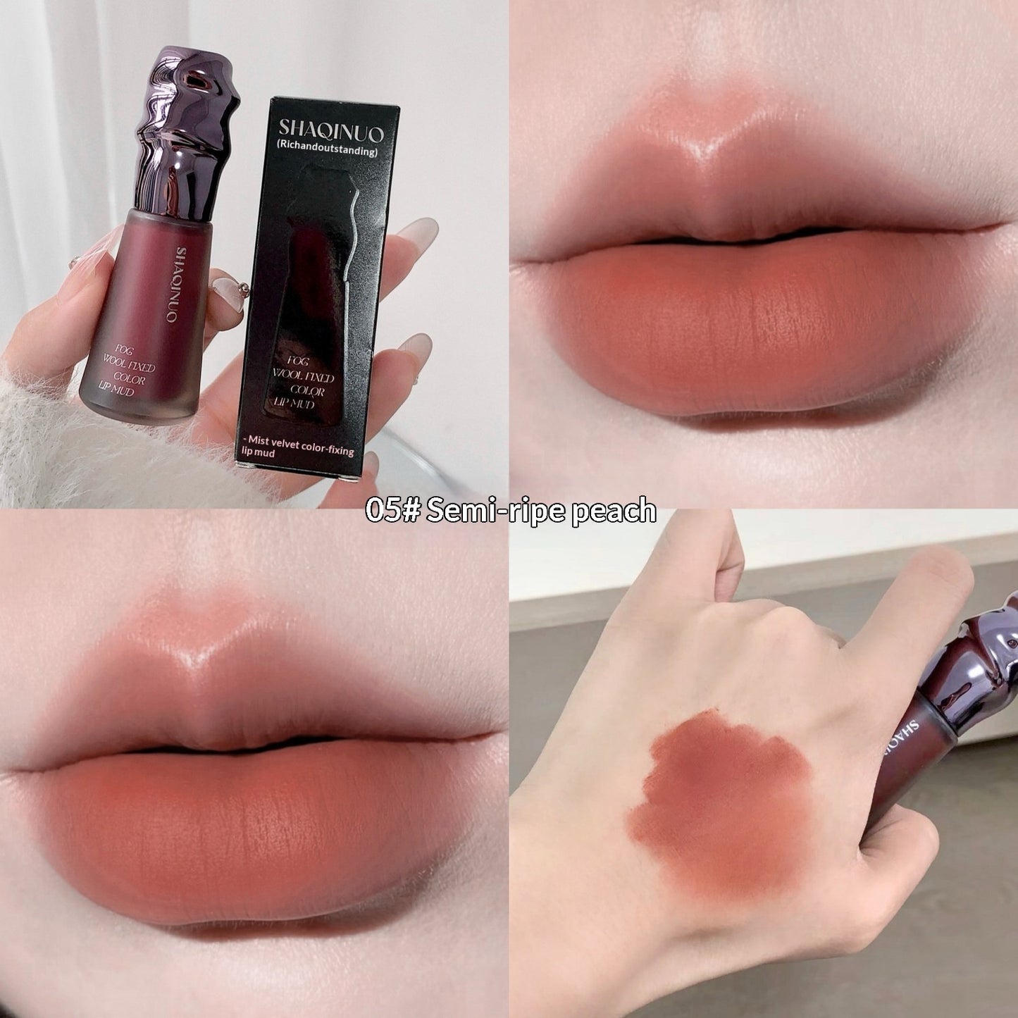 Mist Velvet Color-Fixing Matte Lip Glaze Lipstick That Makes Your Skin Look Fairer